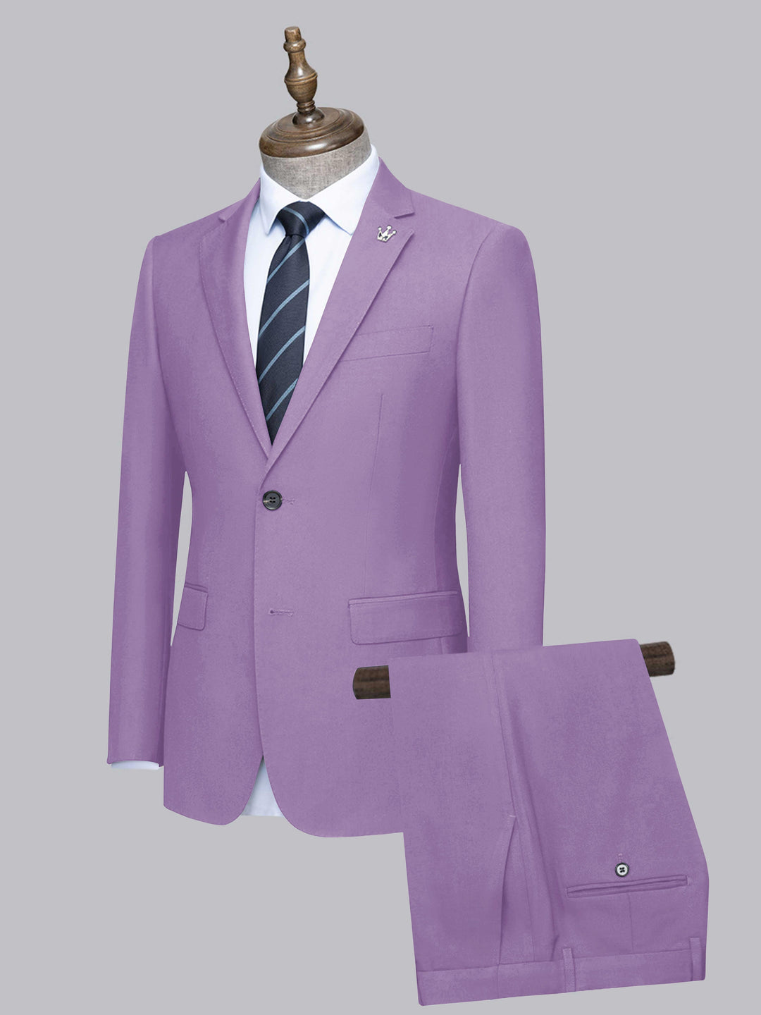 Slim Fit Two-Piece Wedding Suit for Men - gallery