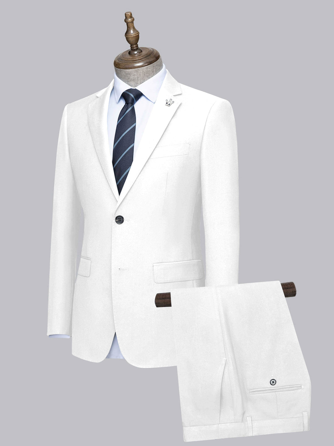 Slim Fit Two-Piece Wedding Suit for Men - gallery
