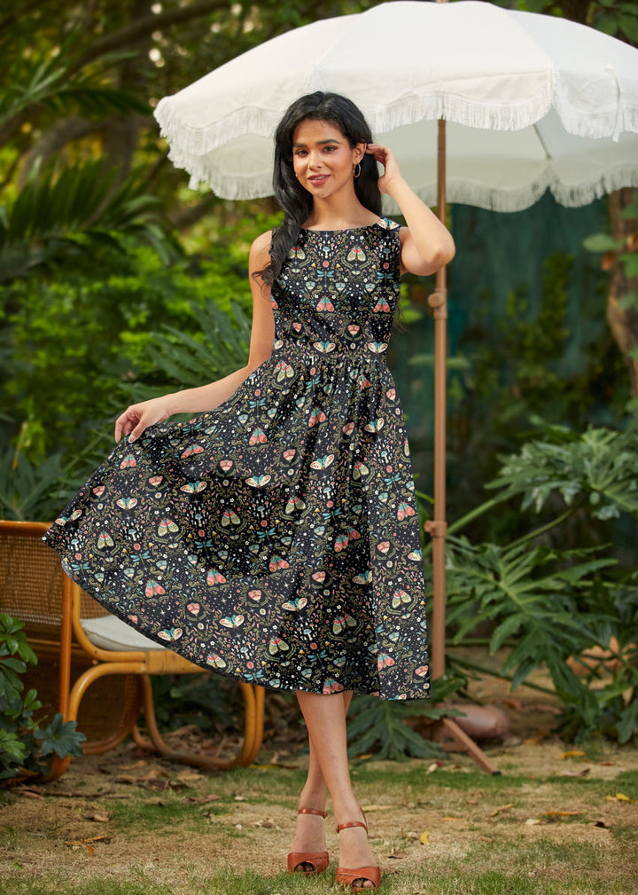Midnight Midi Dress — gallery