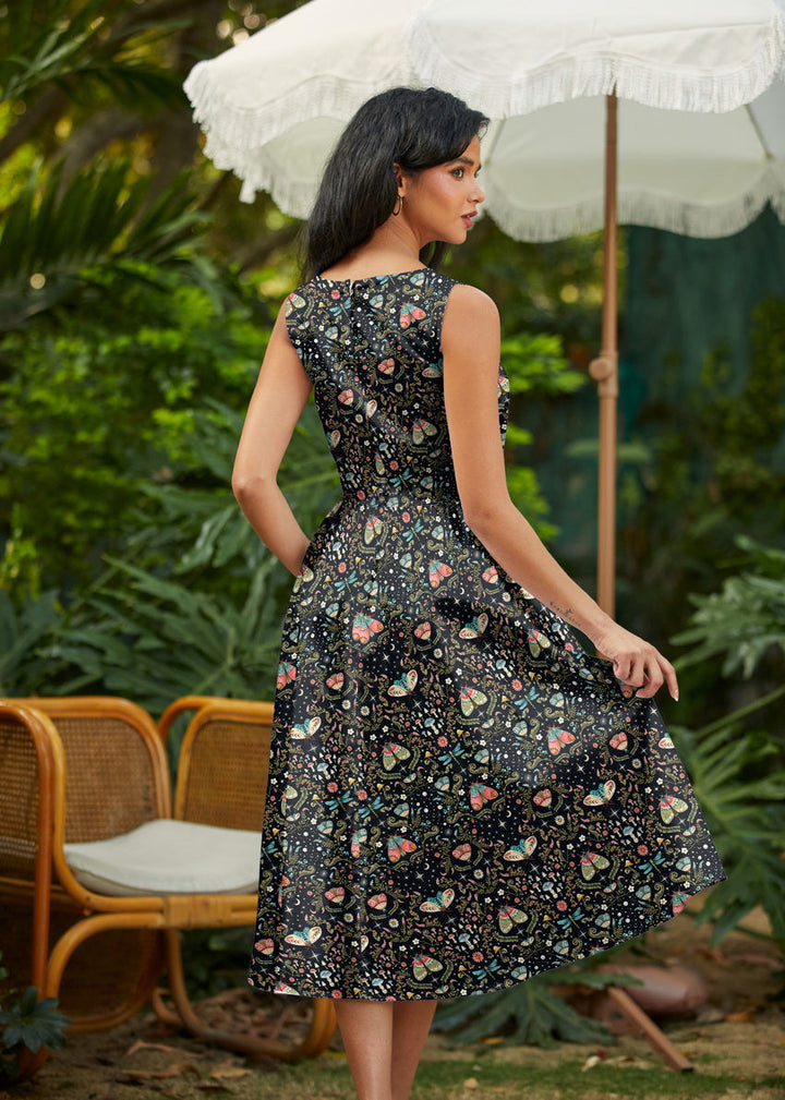 Midnight Midi Dress — gallery