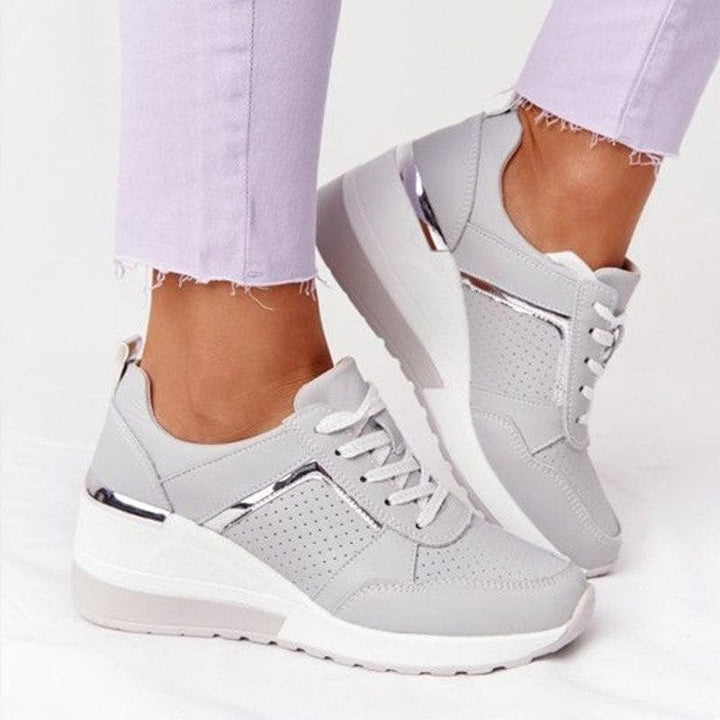 Cushioned Trainers with Breathable Mesh Upper for Women