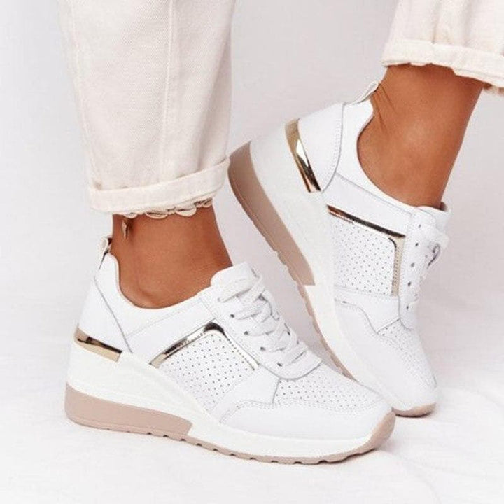 Cushioned Trainers with Breathable Mesh Upper for Women