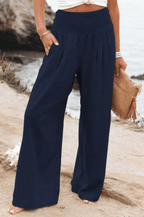 Chic Stretch Palazzo Pants for Women