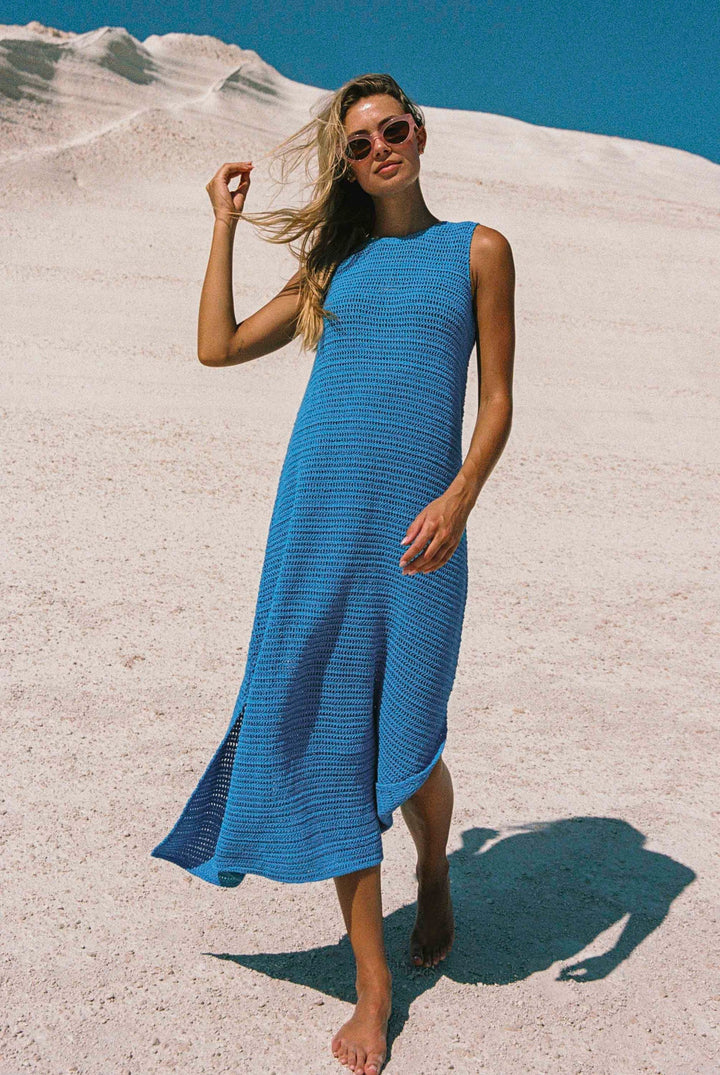 Paloma Dress In Lagoon