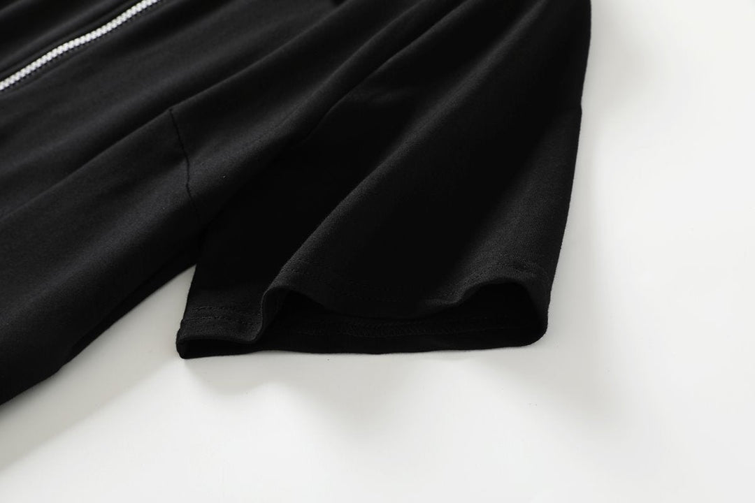Etney Plus Size Black Polo T Shirt Dress for Women - gallery