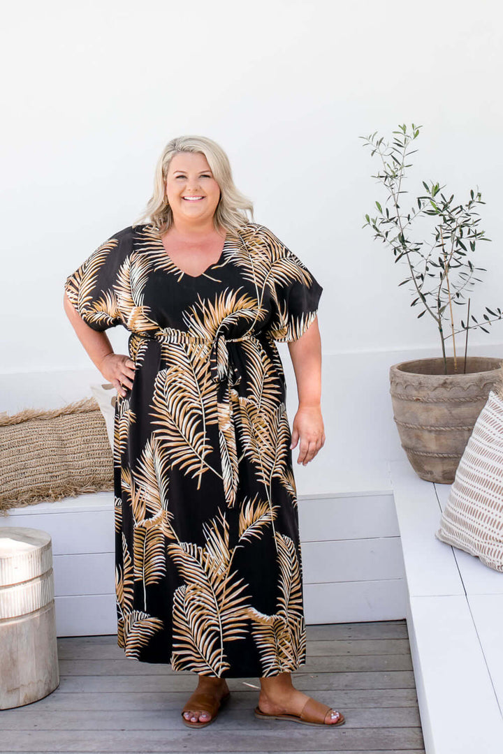 Long Kaftan Dress - Bamboo — gallery