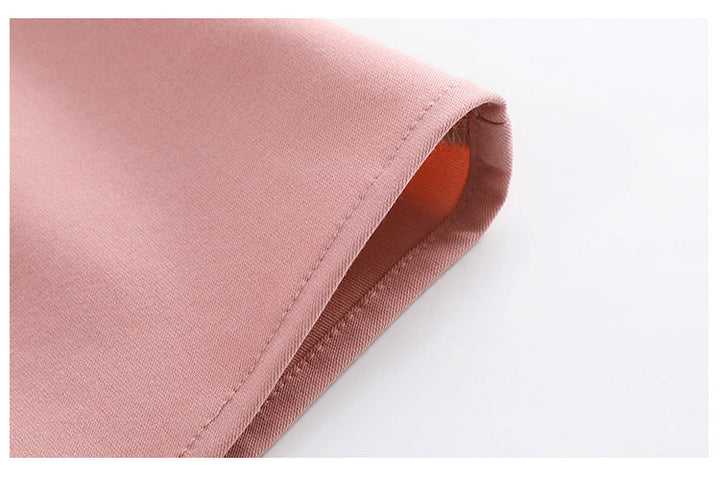 Plus Size Pink Pleats Mini Skirt for Women - gallery