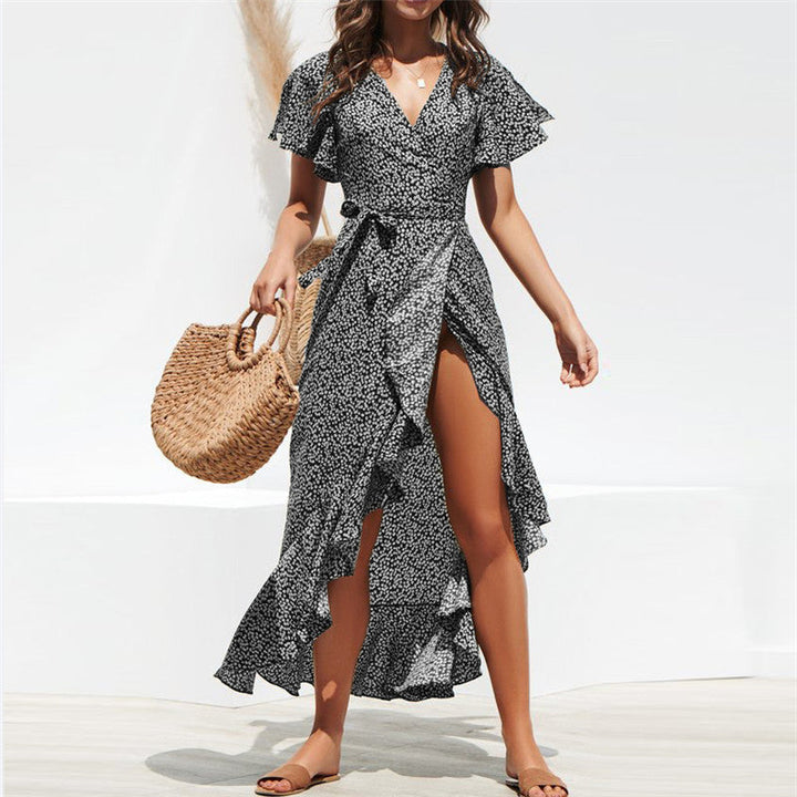 Summer Beach Floral Boho Maxi Dress for Women - gallery