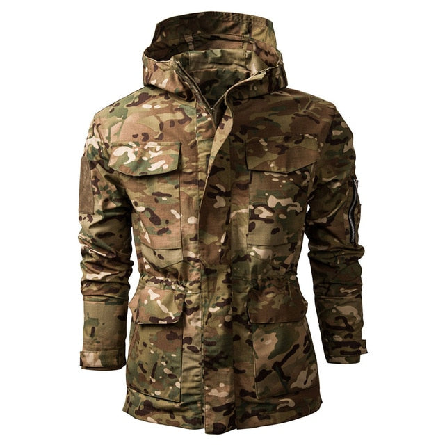 Tactical Camouflage Jacket - Army Green