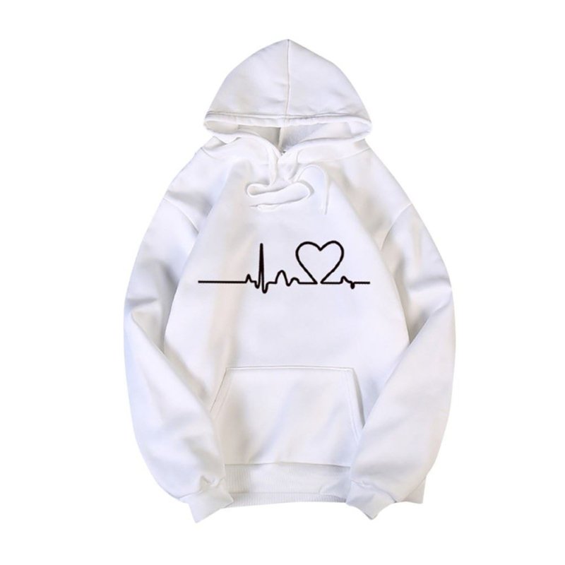 Couple Hoodies Heartbeat - gallery