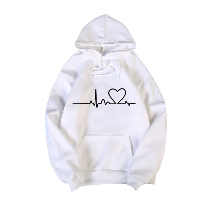 Couple Hoodies Heartbeat - gallery