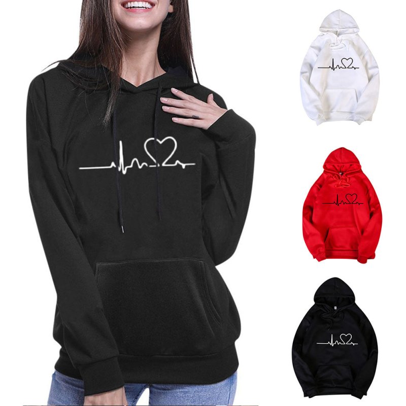 Couple Hoodies Heartbeat - gallery