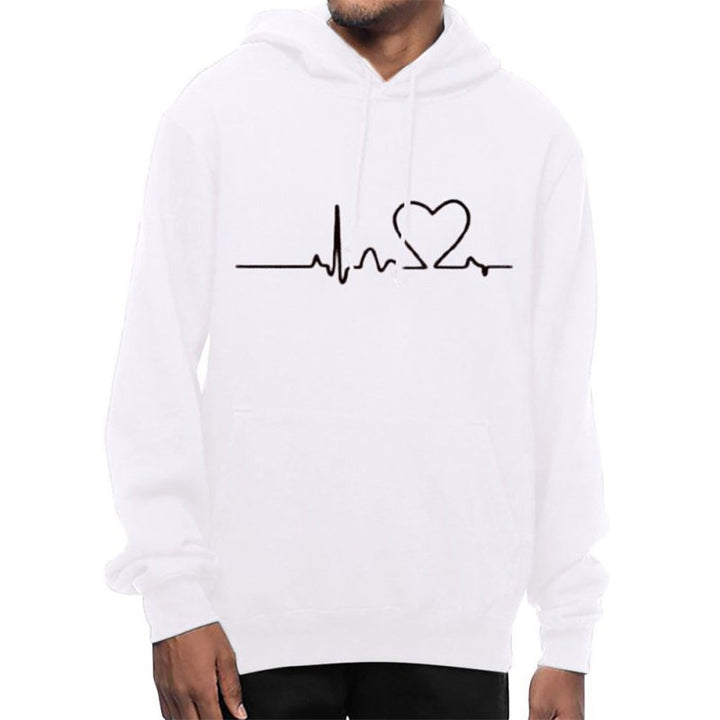Couple Hoodies Heartbeat - gallery