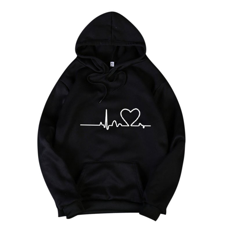 Couple Hoodies Heartbeat - gallery