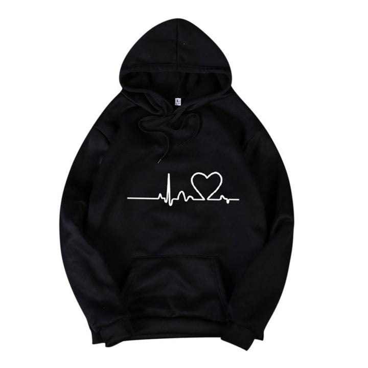 Couple Hoodies Heartbeat - gallery