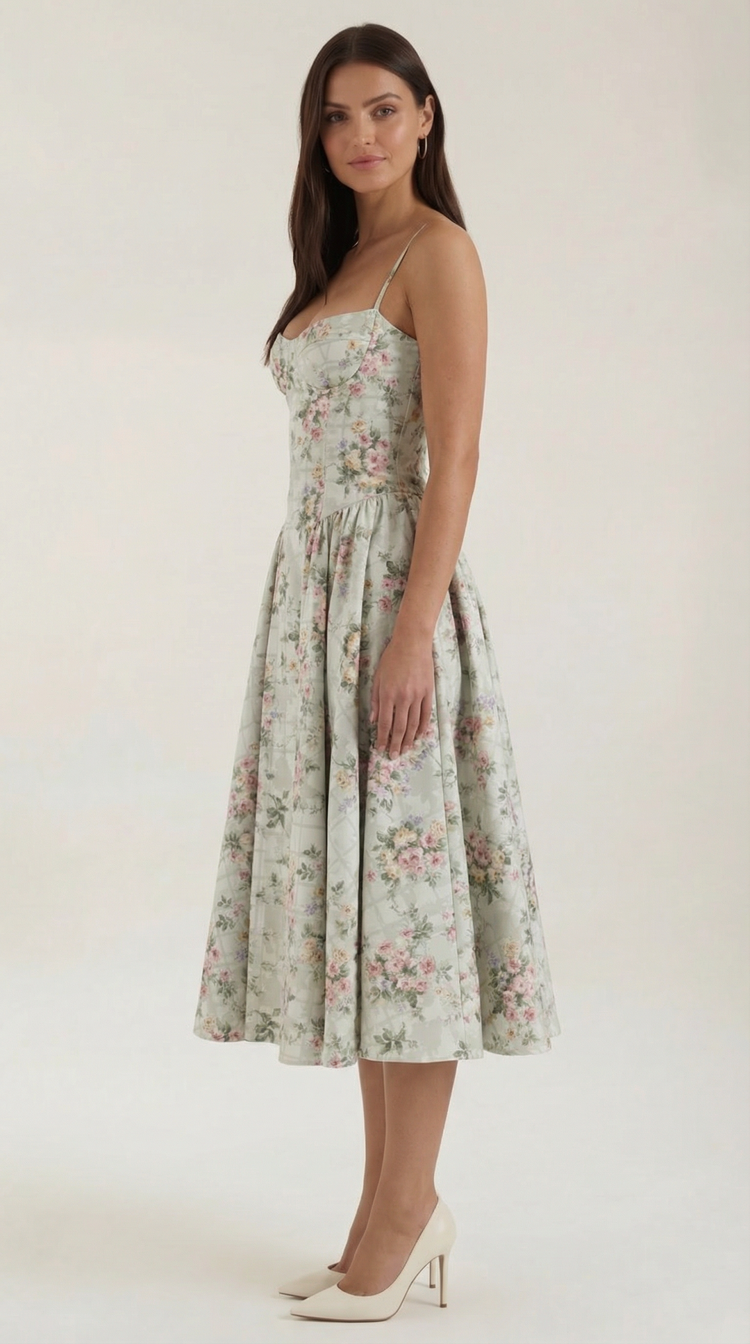 Luna Fashion House Midi Dress for Women - gallery