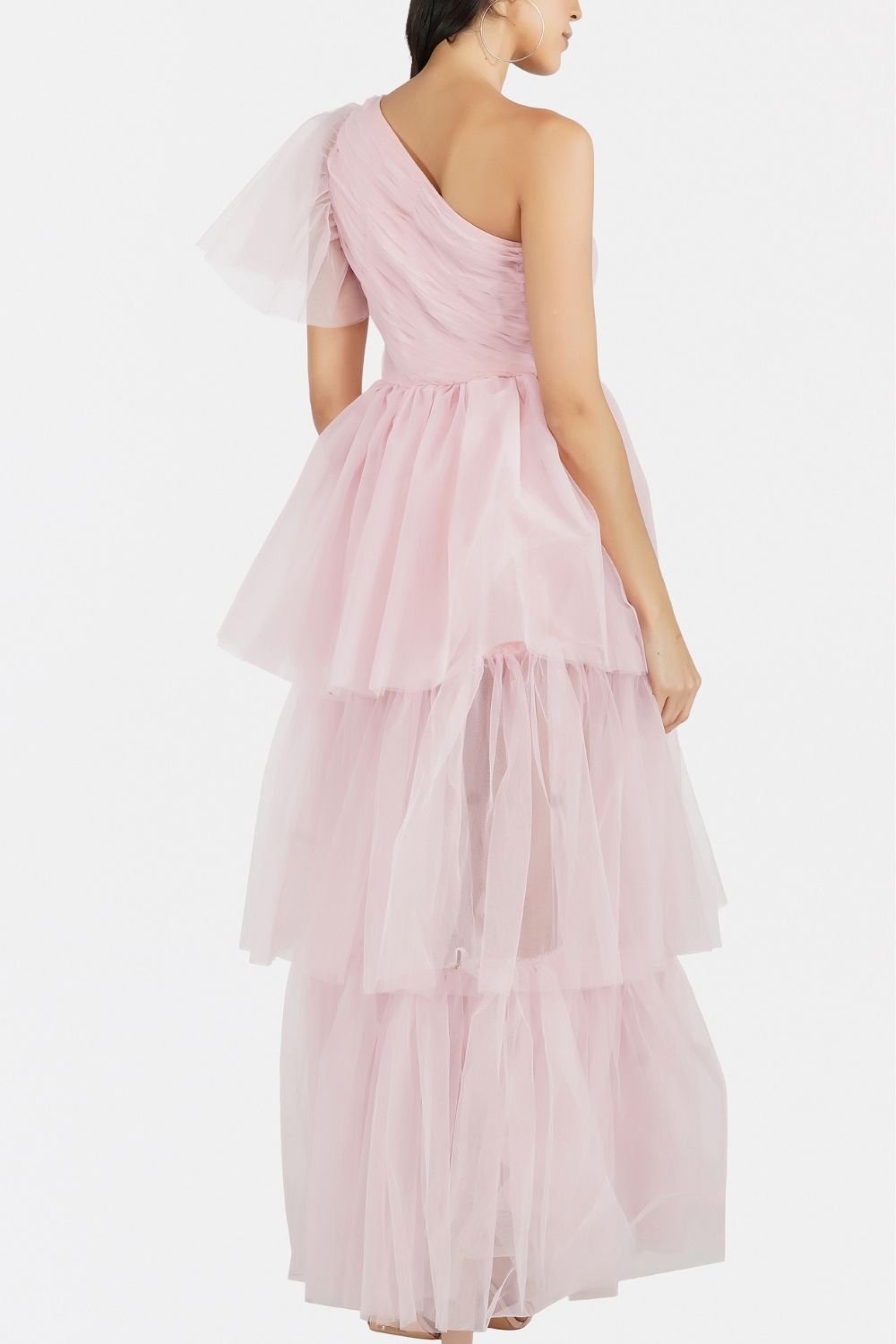 Rowena Mesh Maxi in Soft Pink — gallery