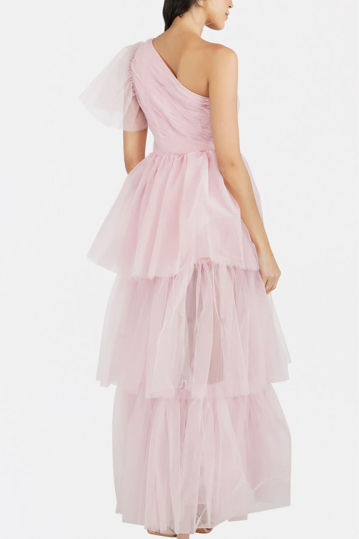 Rowena Mesh Maxi in Soft Pink — gallery