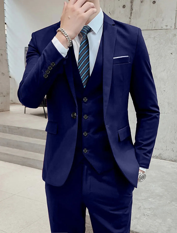 Wedding Business Formal Three-Piece Suit for Men - gallery