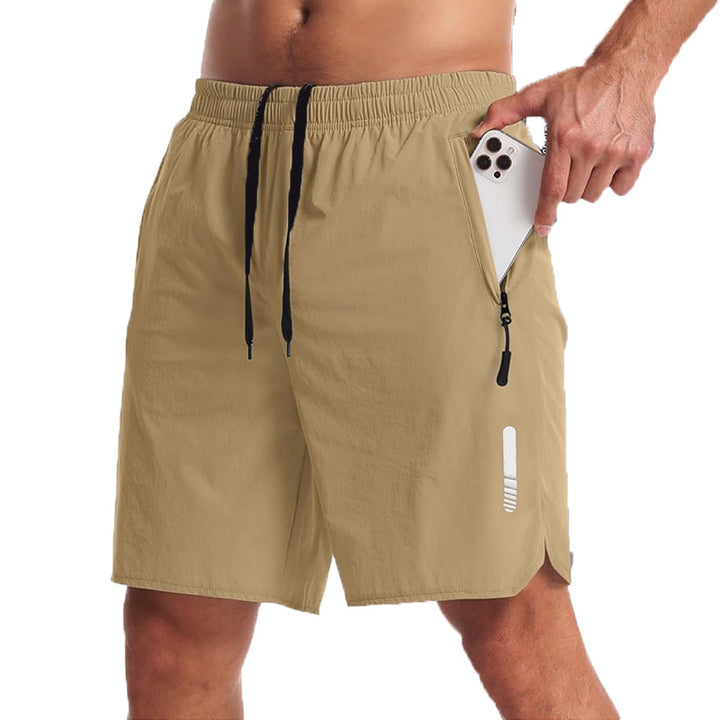Men's Athletic Running Shorts for Men - Khaki
