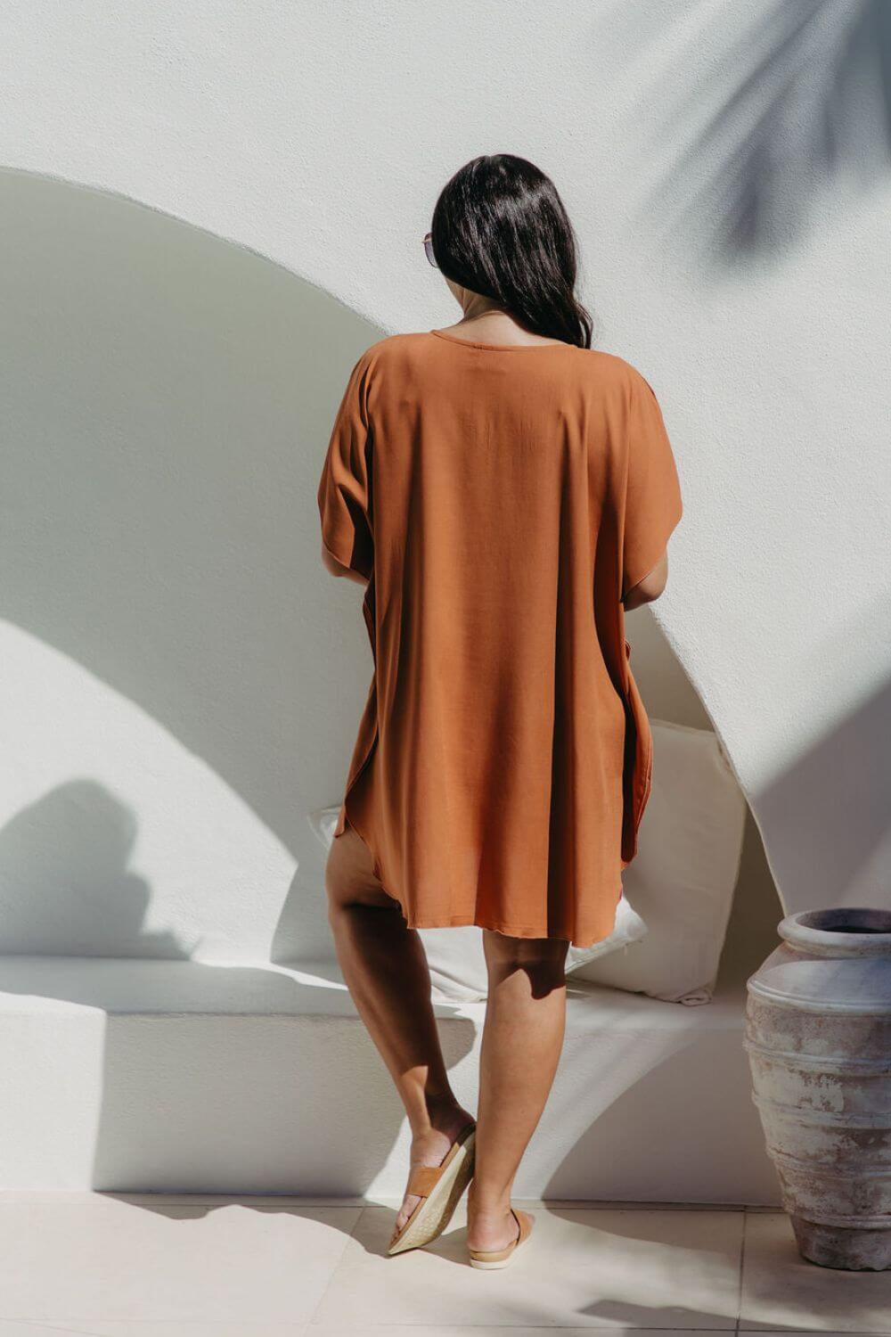 Wren Short Kaftan Dress for Women - gallery