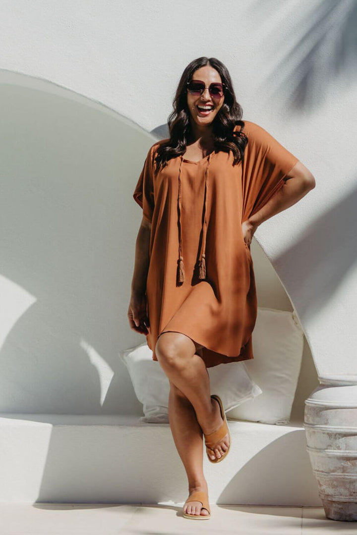 Wren Short Kaftan Dress for Women