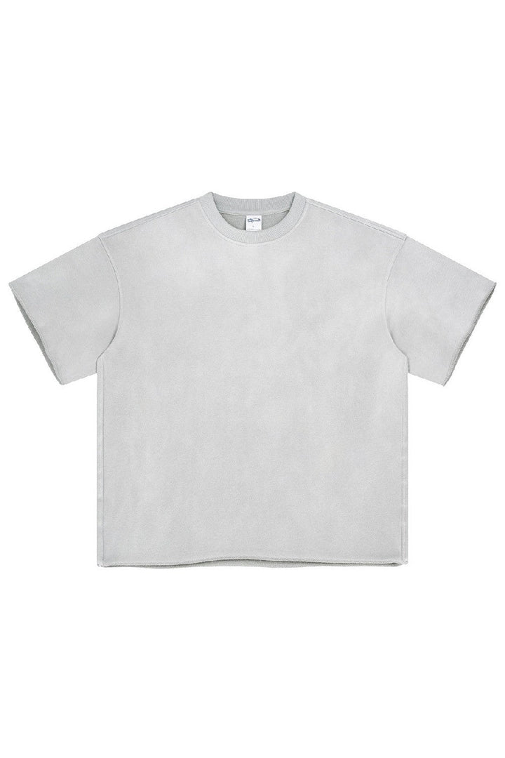Spray Dye Cut Tee for Men - Gray