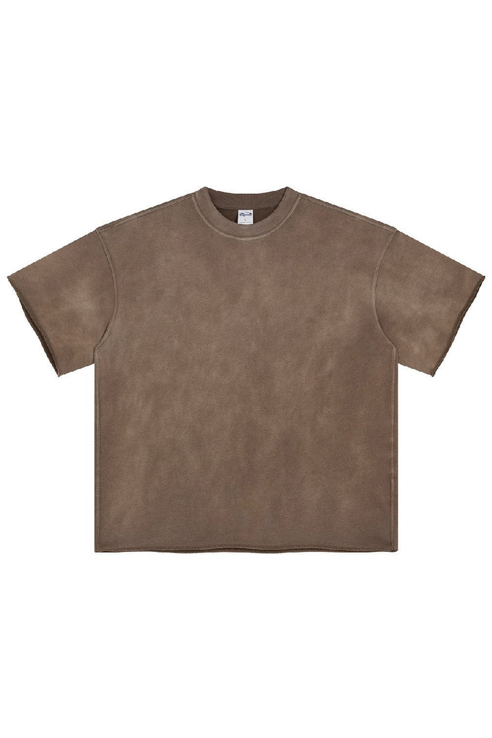 Spray Dye Cut Tee for Men - Brown