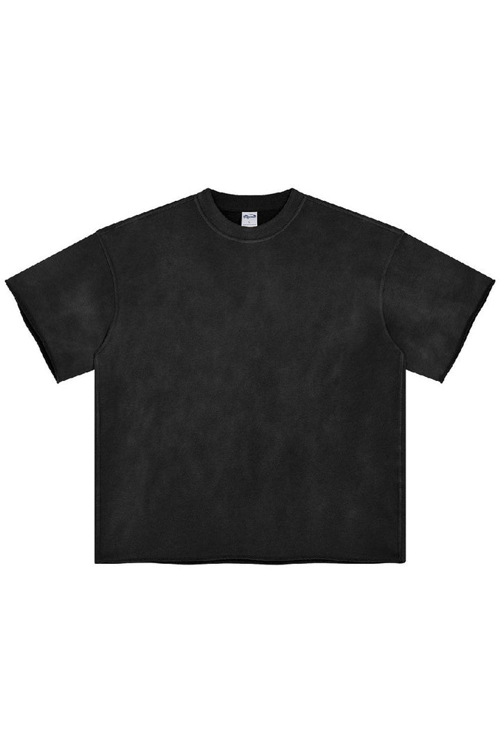 Spray Dye Cut Tee for Men - Black