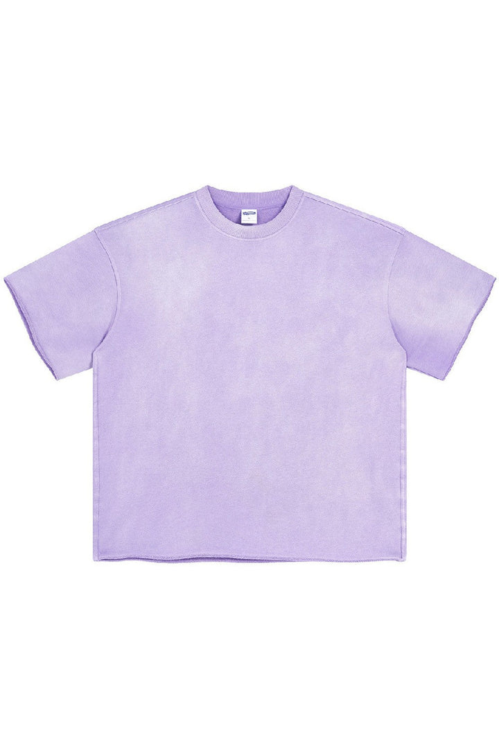 Spray Dye Cut Tee for Men - Purple