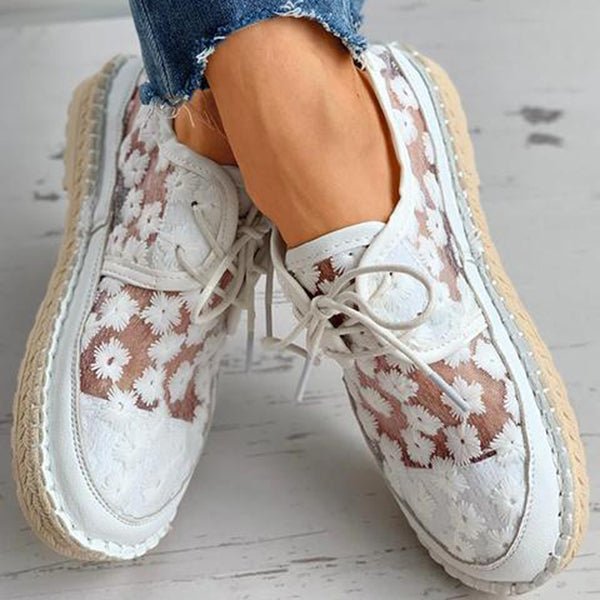 Embroidered Liz Trainers - Everyday Style for Women
