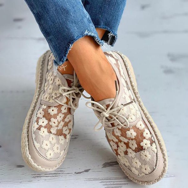 Embroidered Liz Trainers - Everyday Style for Women