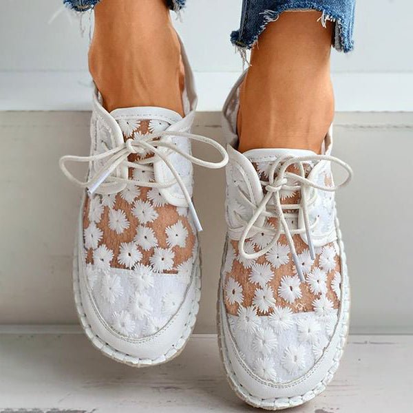 Embroidered Liz Trainers - Everyday Style for Women