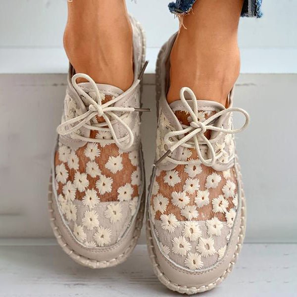 Embroidered Liz Trainers - Everyday Style for Women