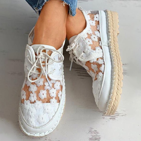 Embroidered Liz Trainers - Everyday Style for Women