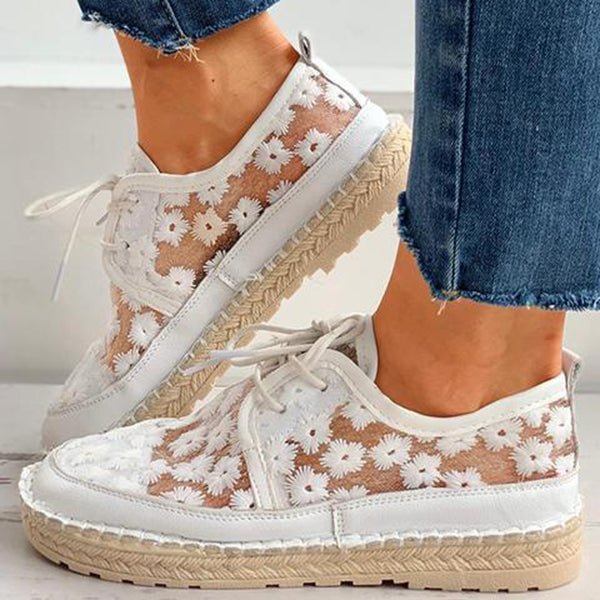 Embroidered Liz Trainers - Everyday Style for Women