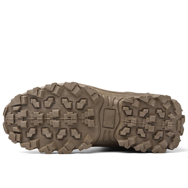 Military-Style Winter Boots with Plush Lining