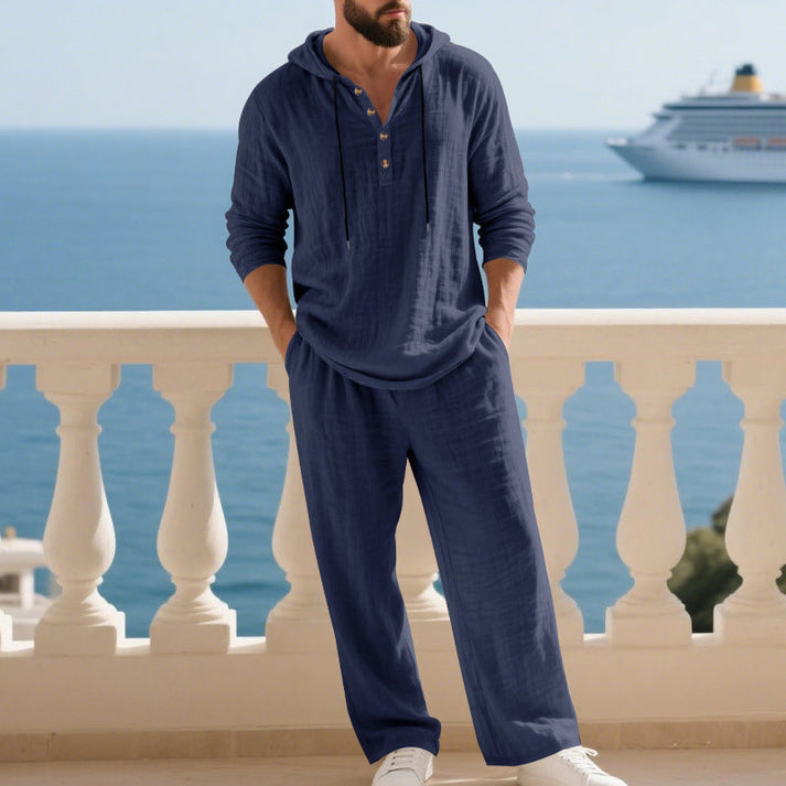 Premium Lightweight Summer Jacket for Men - Navy Blue