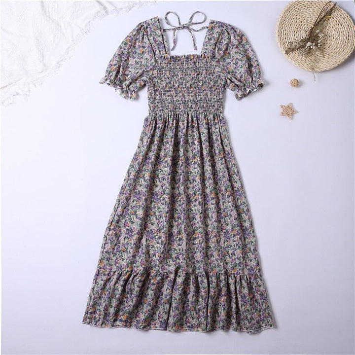 The Sweet Breeze Mini Dress for Women - Purple floral