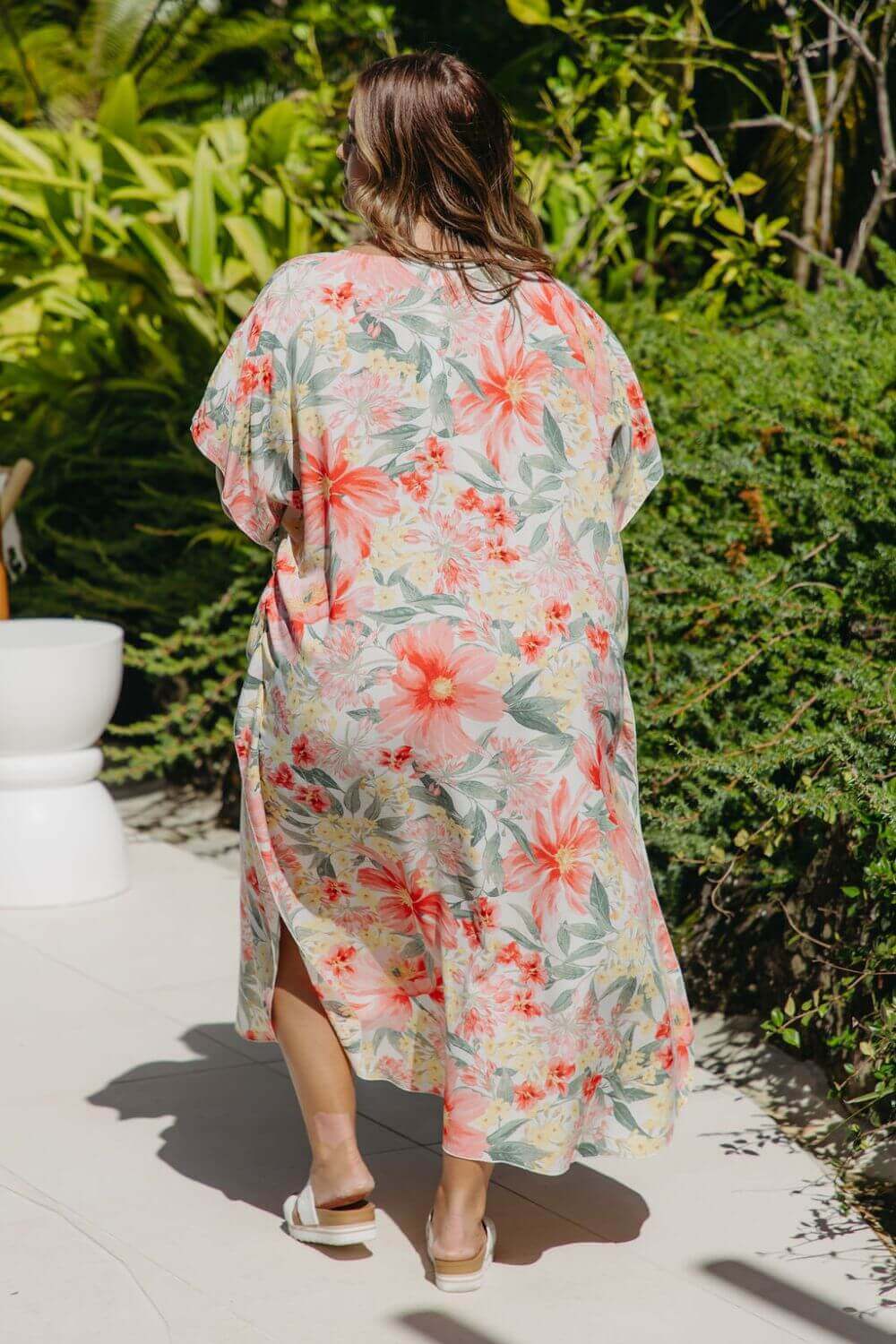Elsie Long Kaftan Dress for Women - gallery