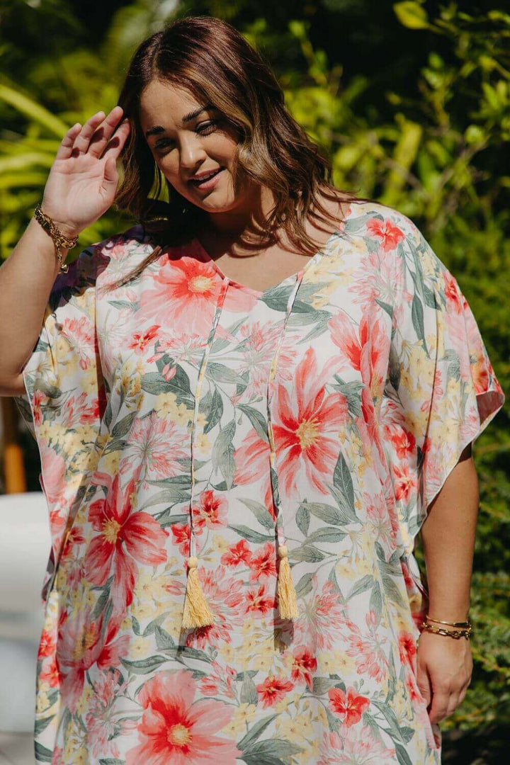 Elsie Long Kaftan Dress for Women - gallery