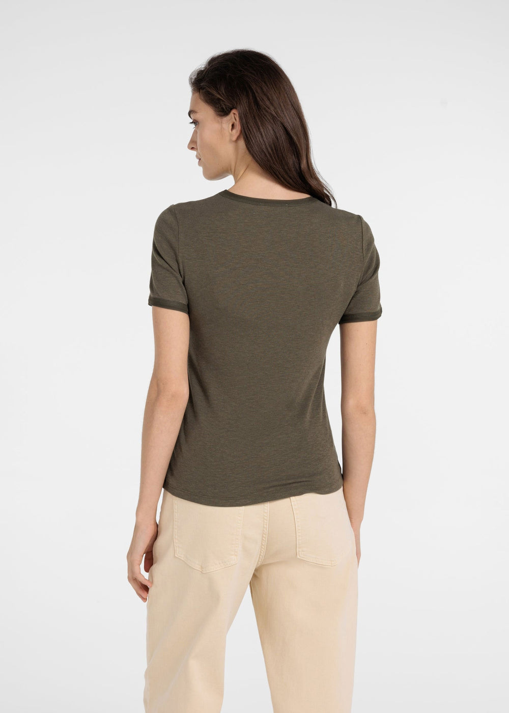 Faye Mesh Detail T-Shirt for Women - gallery