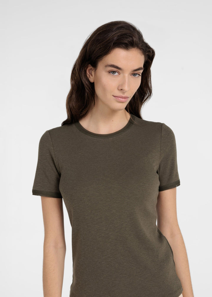 Faye Mesh Detail T-Shirt for Women - gallery