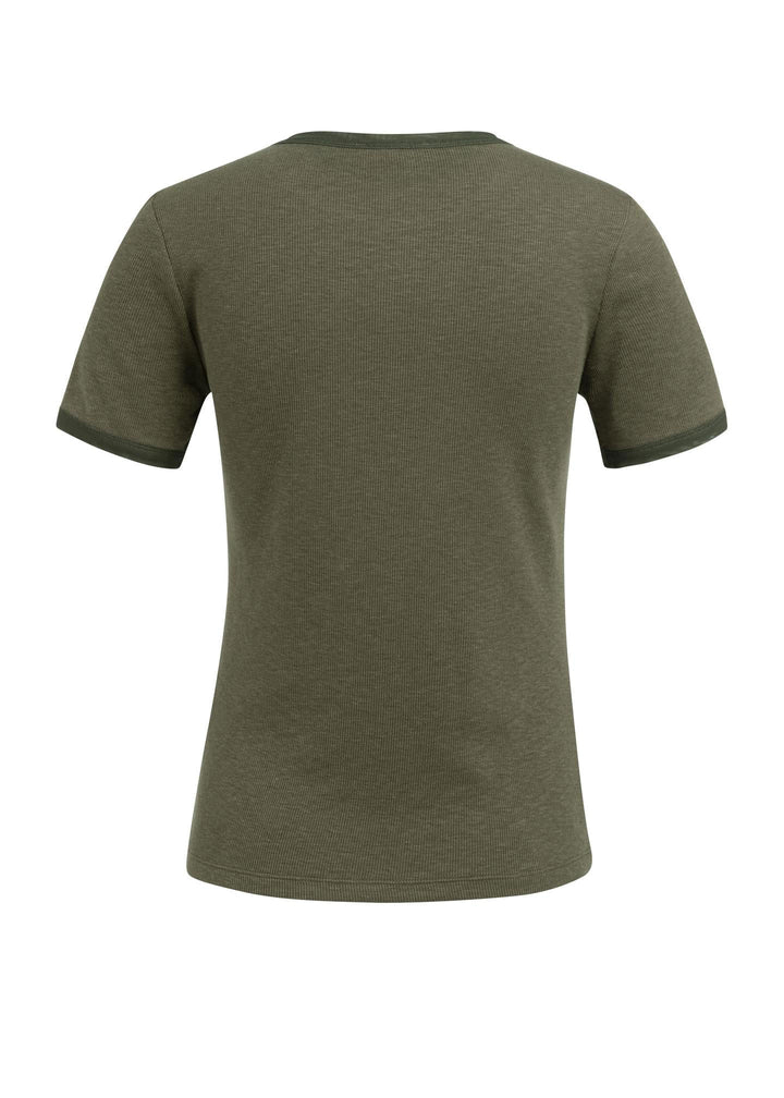 Faye Mesh Detail T-Shirt for Women - gallery
