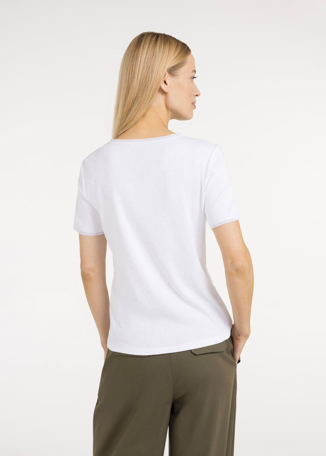 Goldie Mesh Detail T-Shirt for Women - gallery