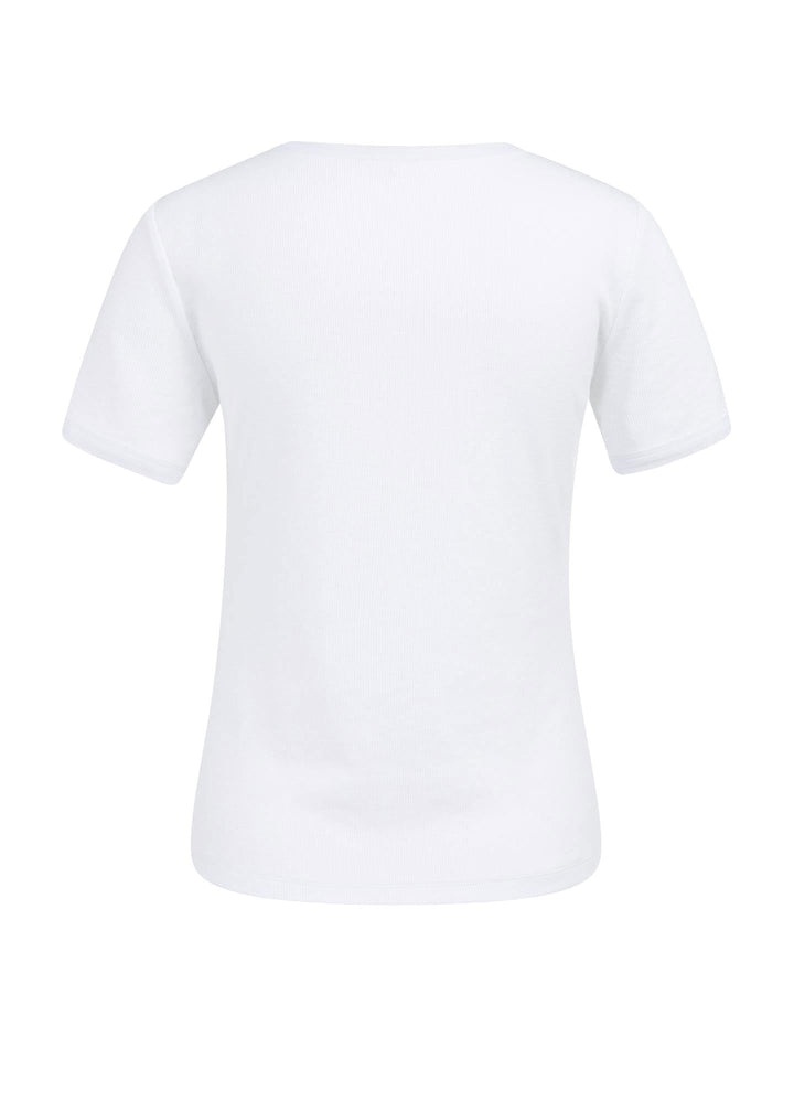 Goldie Mesh Detail T-Shirt for Women - gallery