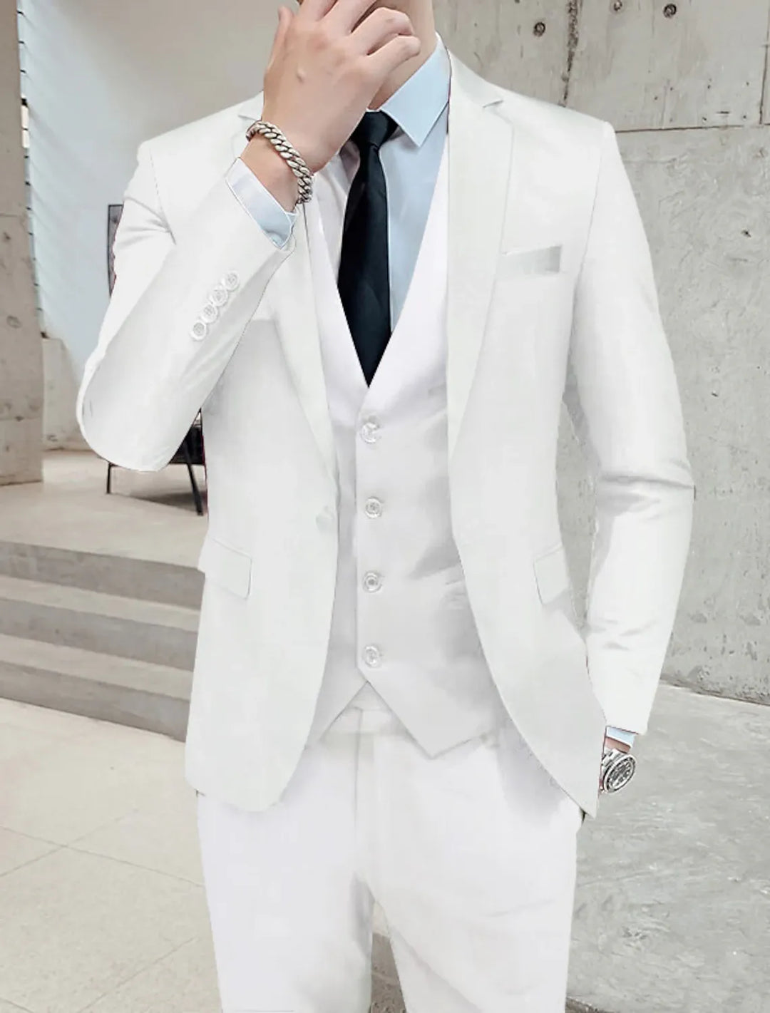 Wedding Business Formal Three-Piece Suit for Men - gallery