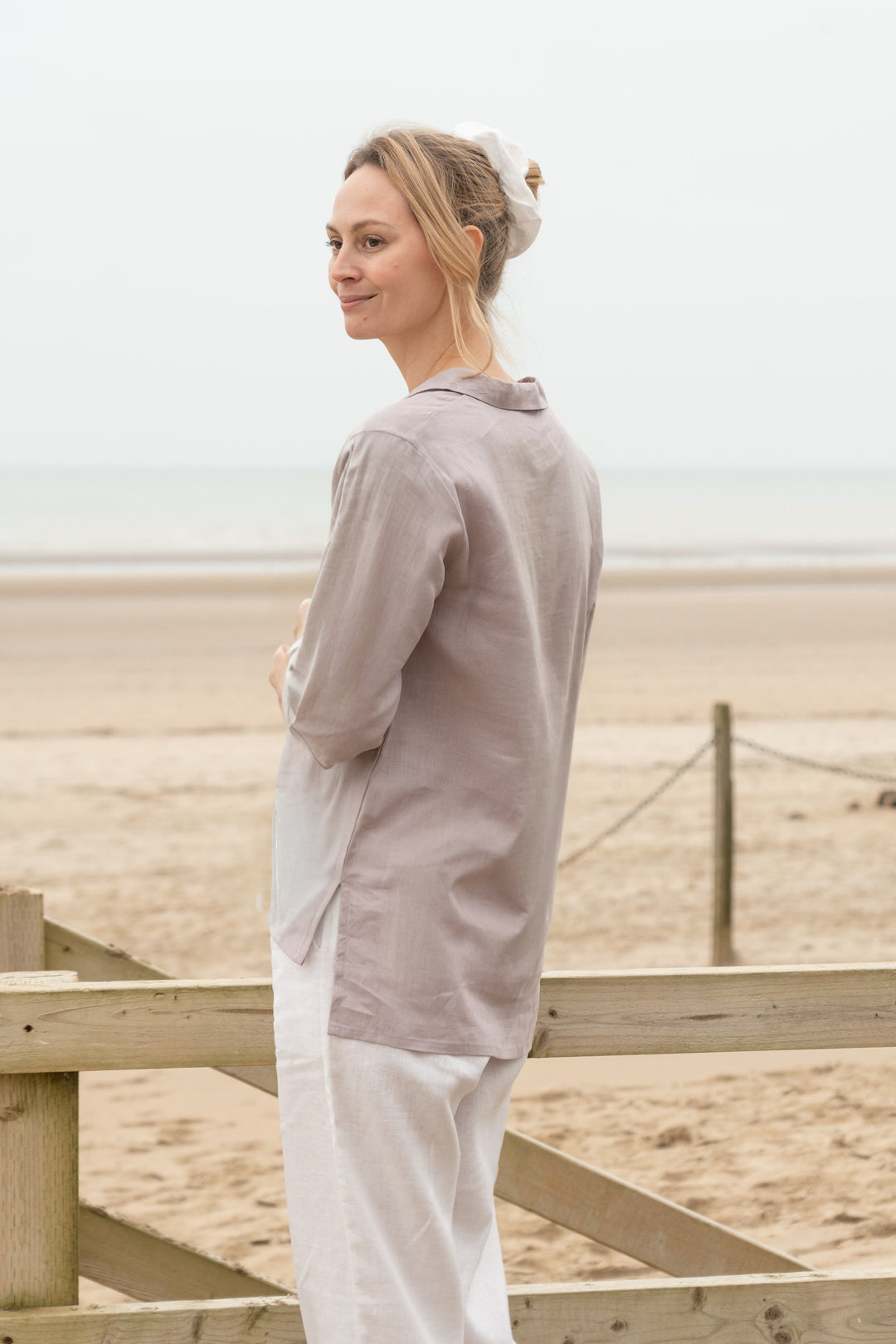 Lizzie Linen Shirt Top for Women - gallery