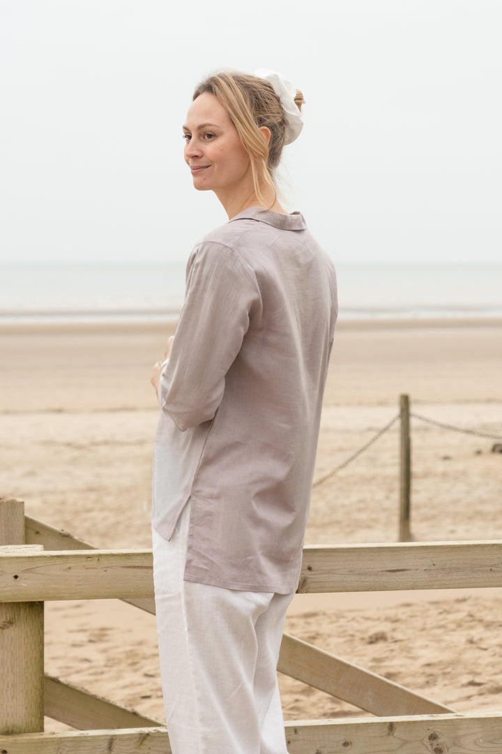 Lizzie Linen Shirt Top for Women - gallery