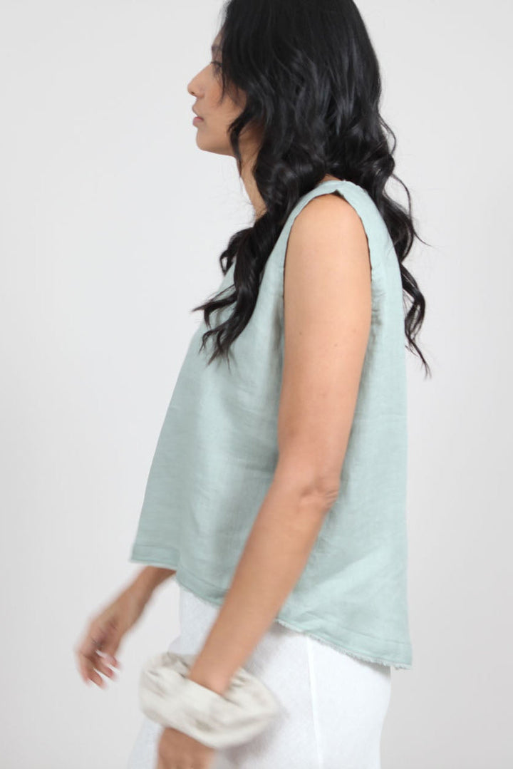 Aimie Linen Top for Women - gallery
